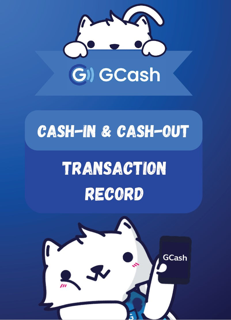 Gcash Transaction Record Book