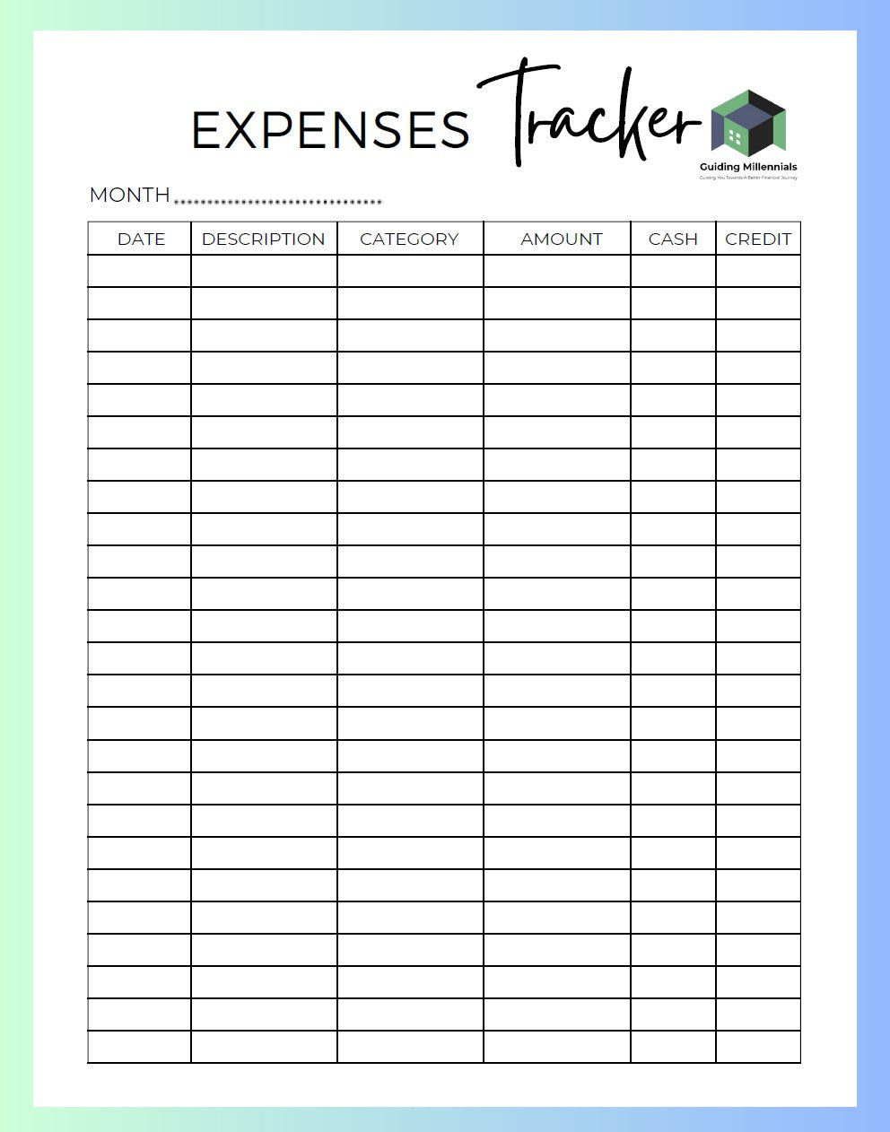 Income, Expense, Bills & Savings Tracker