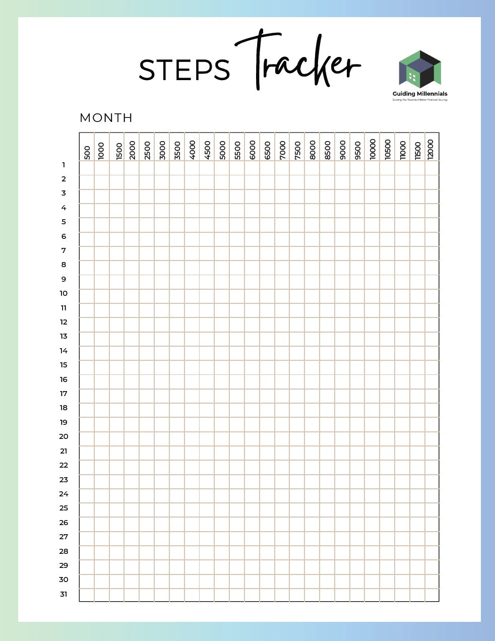 Steps, Periods and Weight Loss Tracker