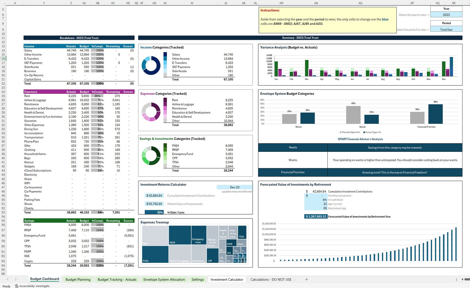 Financial Trackers and Calculators